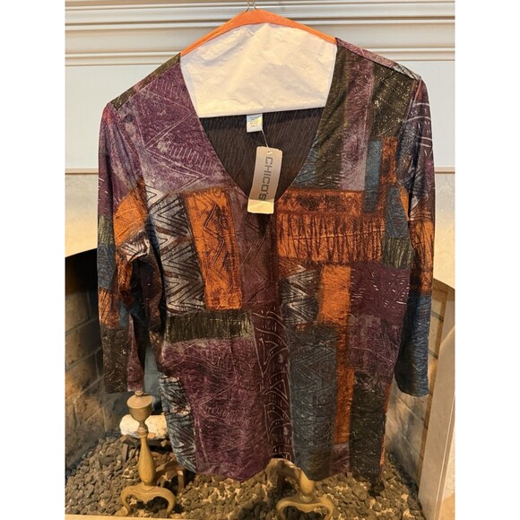 Chico’s Blouse Size XL - Picture 2 of 5